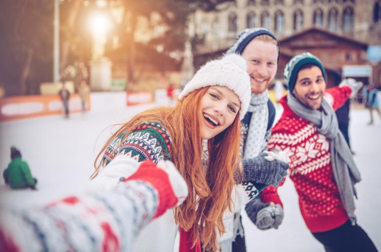 Patinoire noel famille ANCV