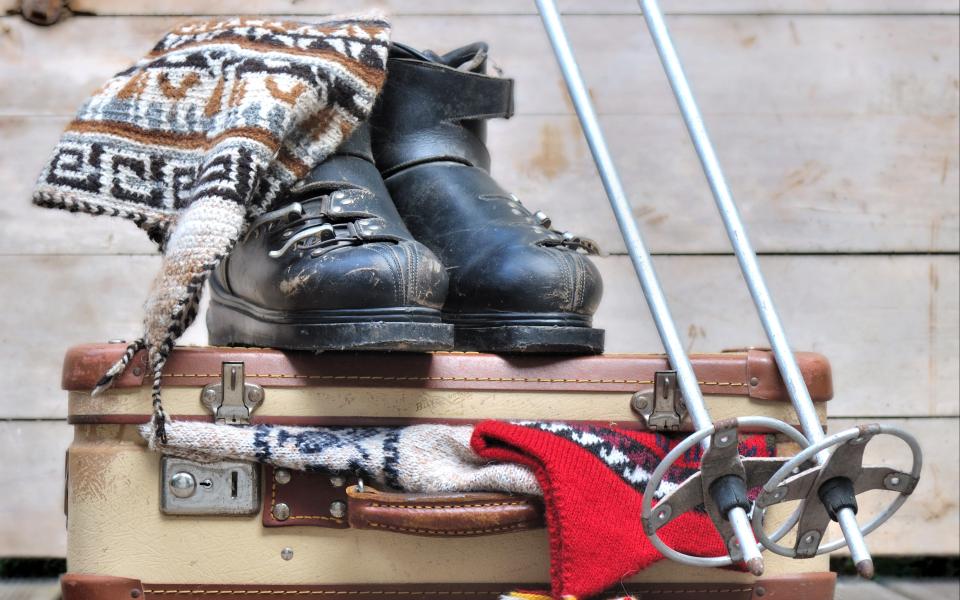 vacances au ski valise