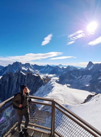 Aiguille du Midi en famille