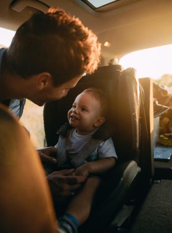 trajet de vacances avec un bébé